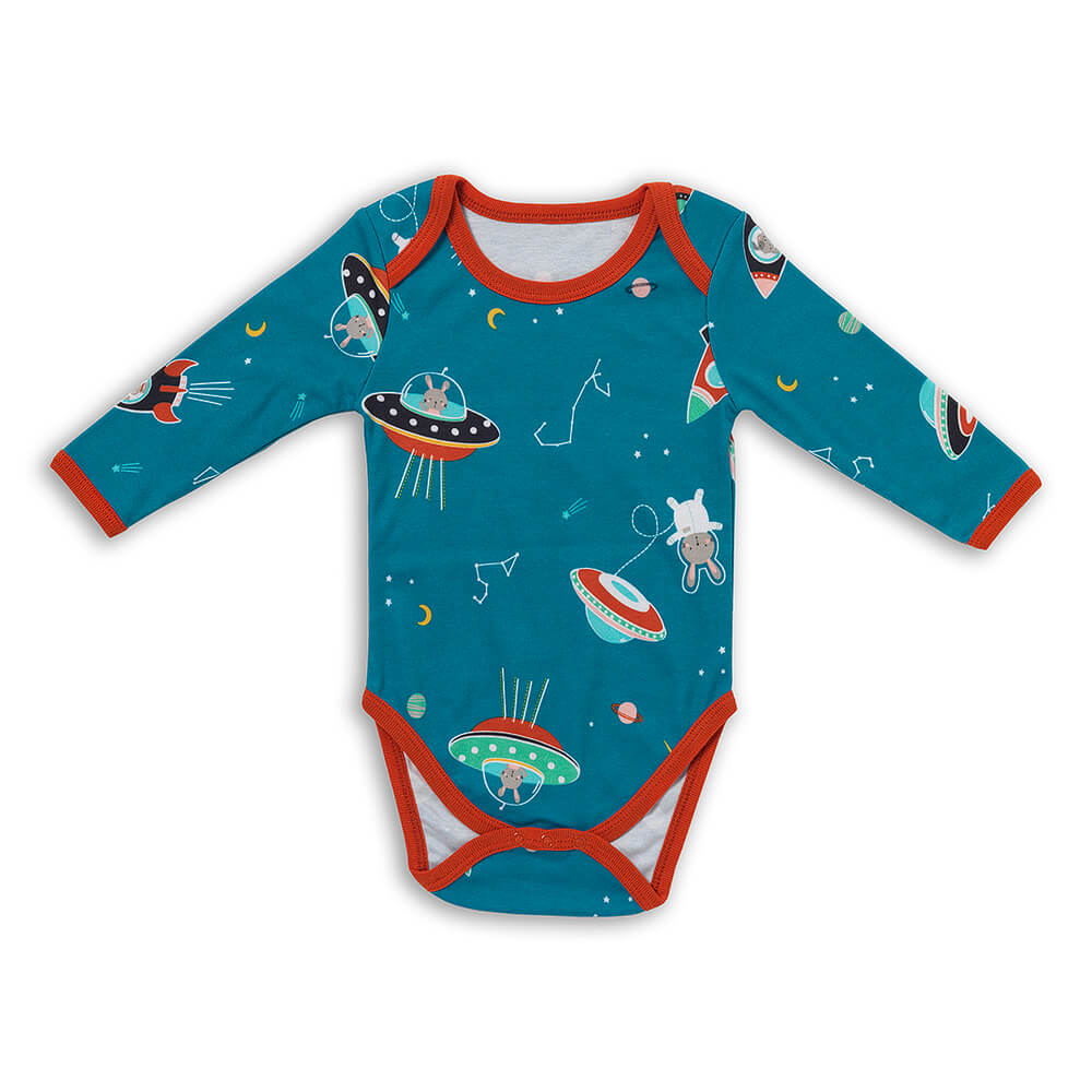 Bio Baby-Bodys langarm 3er-Pack