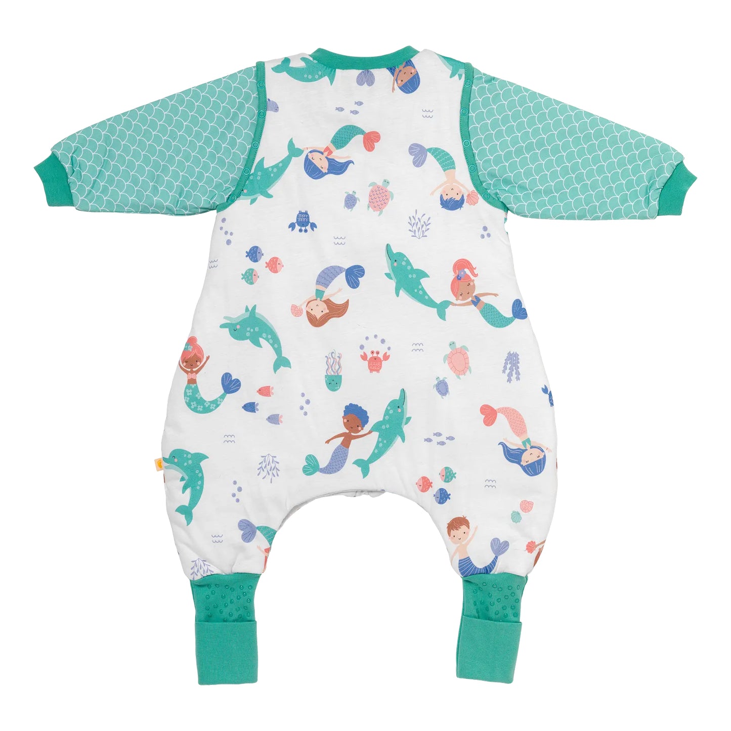 Schlafsack mit Füßen und umklappbaren Bündchen, 2.5 TOG