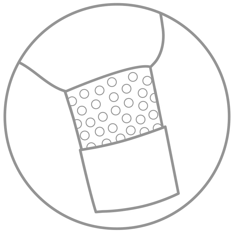 Fußbündchen umklappbar
