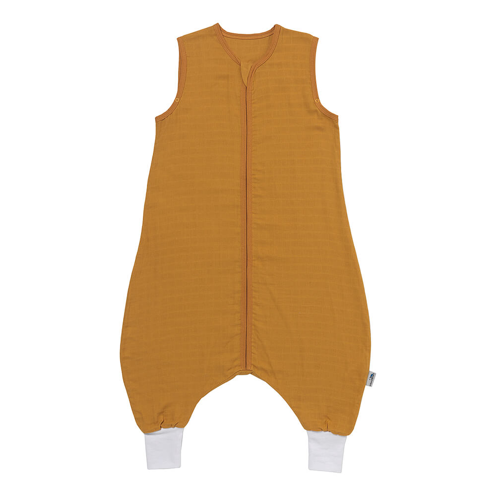 Musselin Schlafsack mit Füßen 0.5 Tog_Safran_1_422