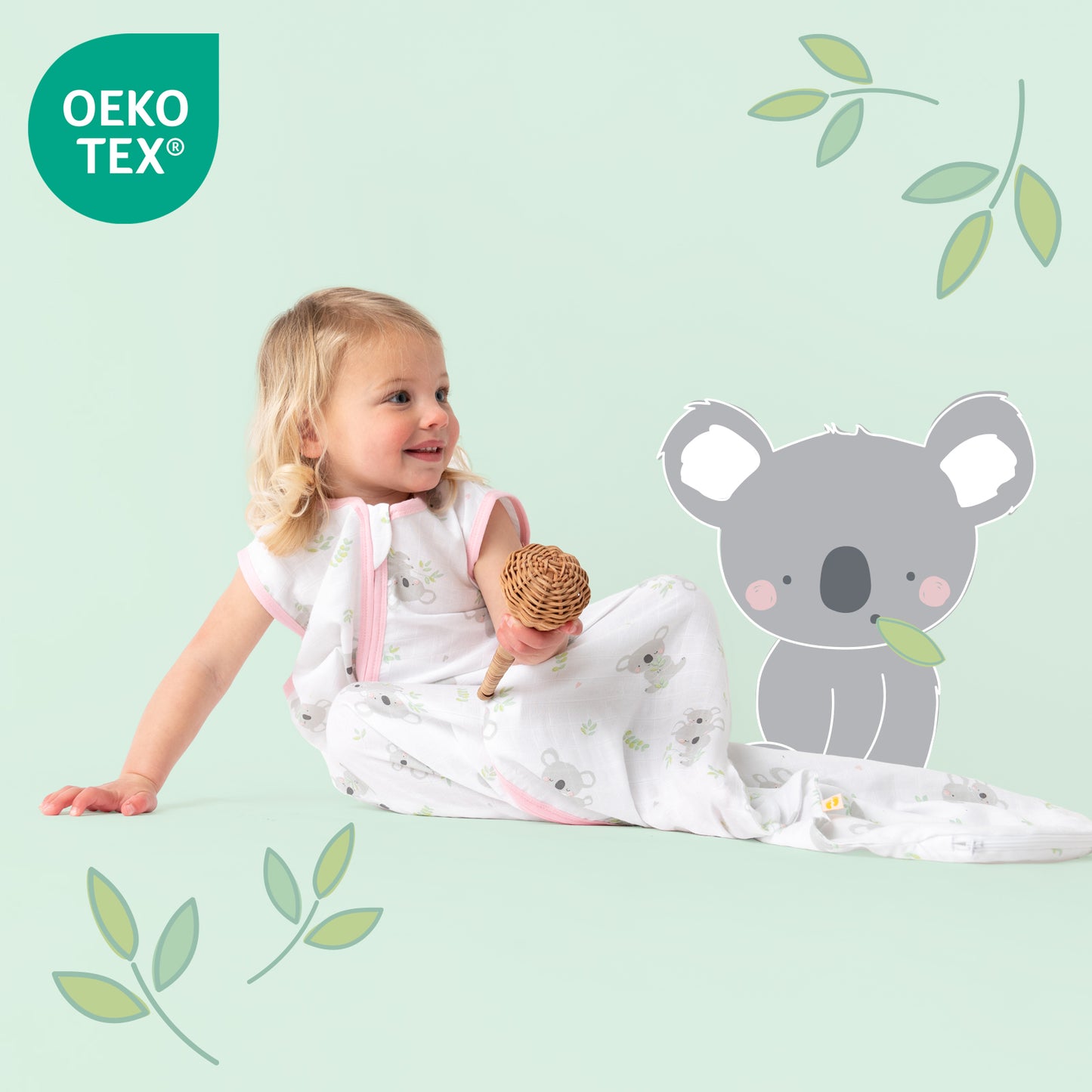 Musselin Babyschlafsack, 0.5 TOG