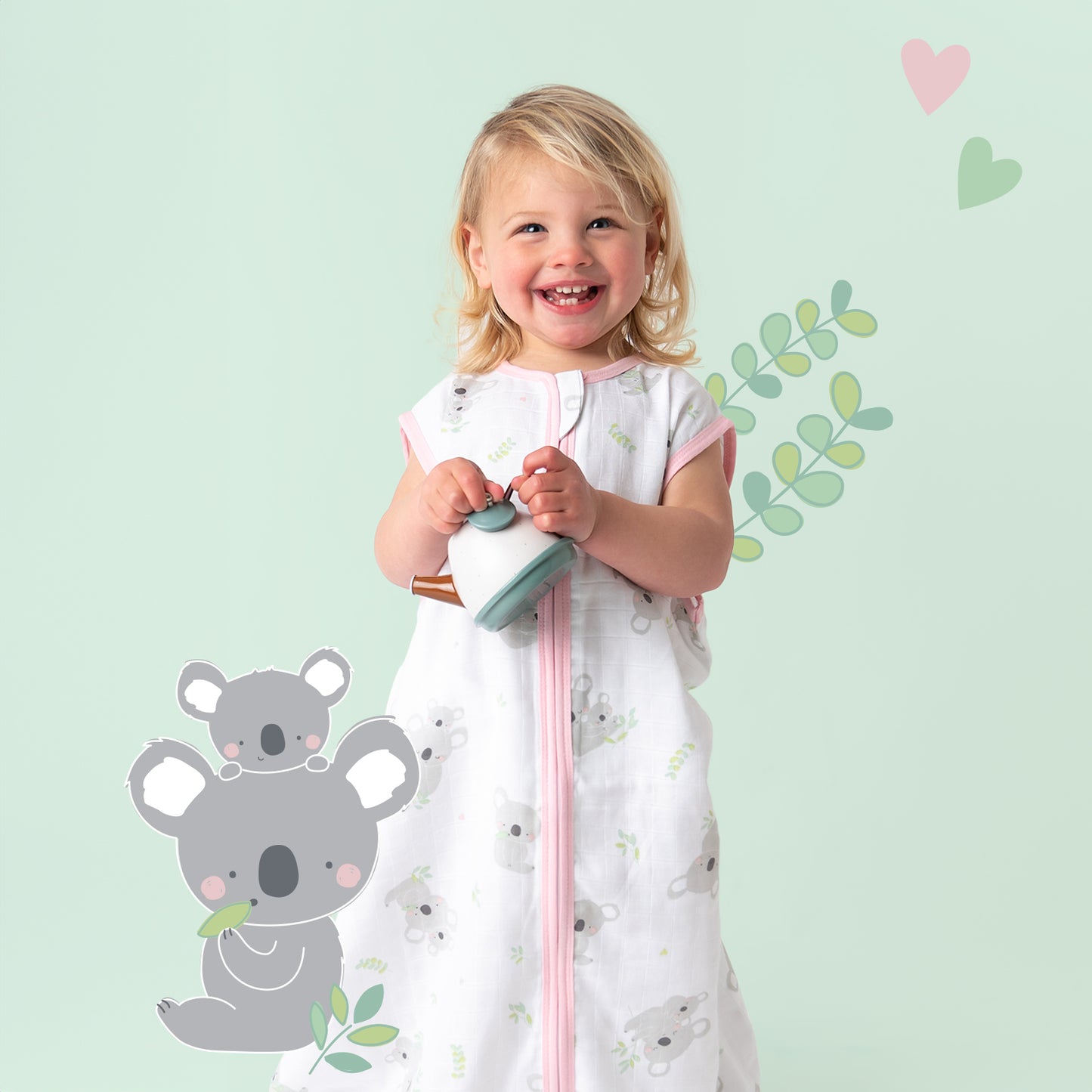 Musselin Babyschlafsack, 0.5 TOG