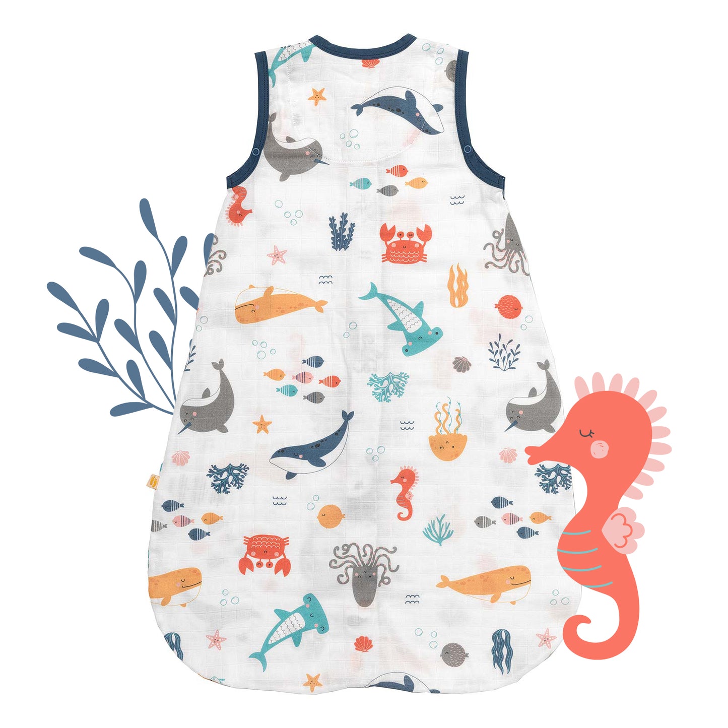 Musselin Babyschlafsack, 0.5 TOG