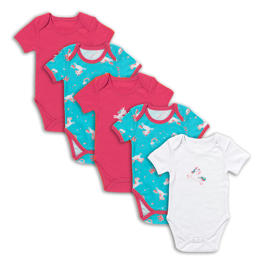 Bio Baby-Bodys kurzarm 5er-Pack - (Bild-1)