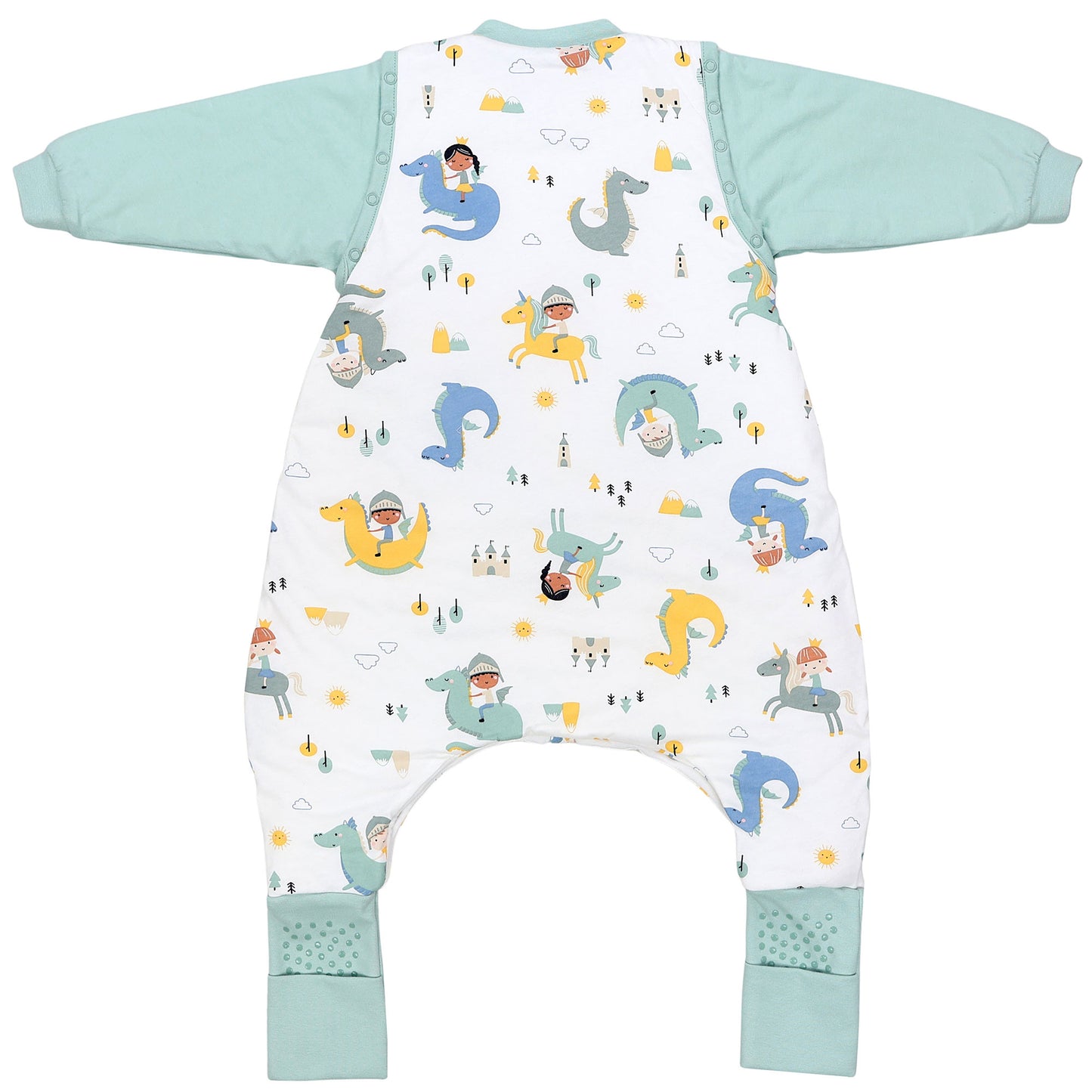 Schlafsack mit Füßen umklappbaren Bündchen und Ärmeln 1.0 TOG_Fantasia_Rückseite2_1182