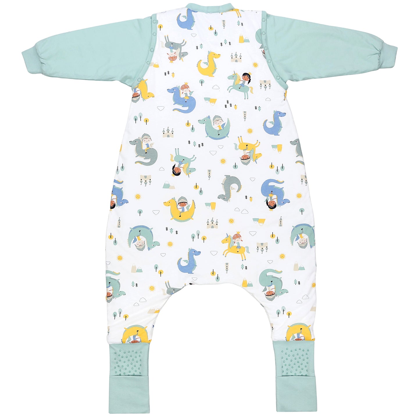 Schlafsack mit Füßen umklappbaren Bündchen und Ärmeln 1.0 TOG_Fantasia_Rückseite2_1182