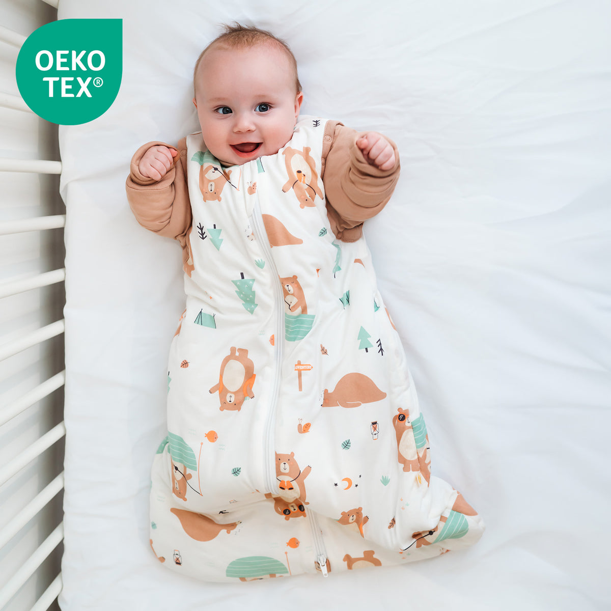 Babyschlafsack 1.0 TOG_Entdecker Bär_OEKOTEX_1187