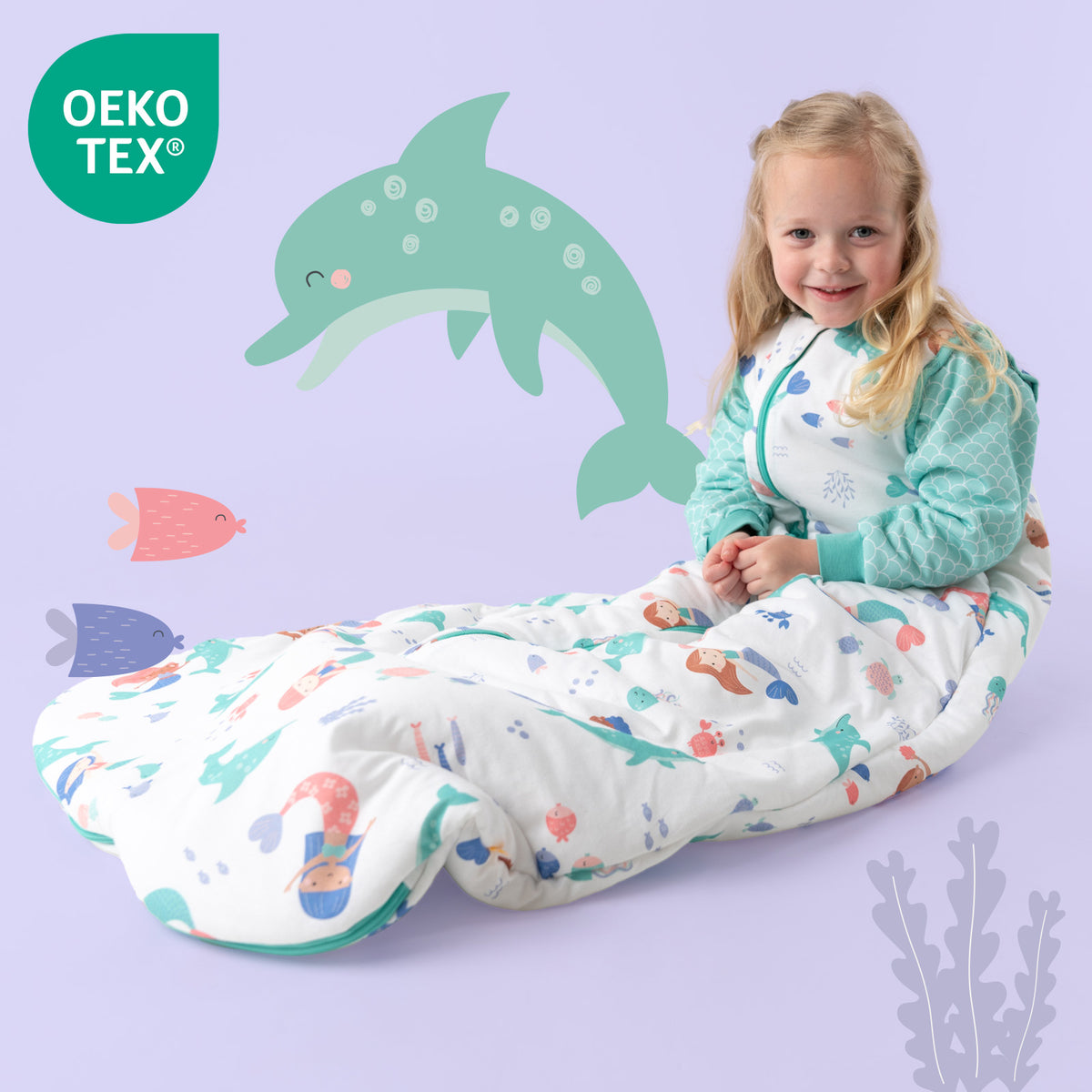 Babyschlafsack 1.0 TOG_Meerjungfrau_OEKOTEX_1187