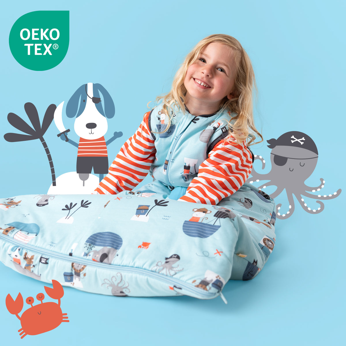 Babyschlafsack 1.0 TOG_Pirat_OEKOTEX_1187