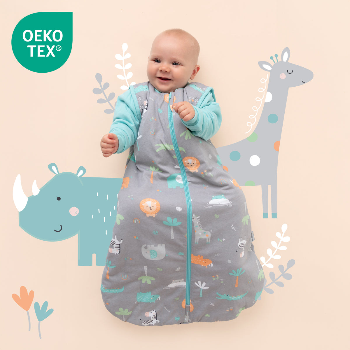 Babyschlafsack 1.0 TOG_Safari_OEKOTEX_1187