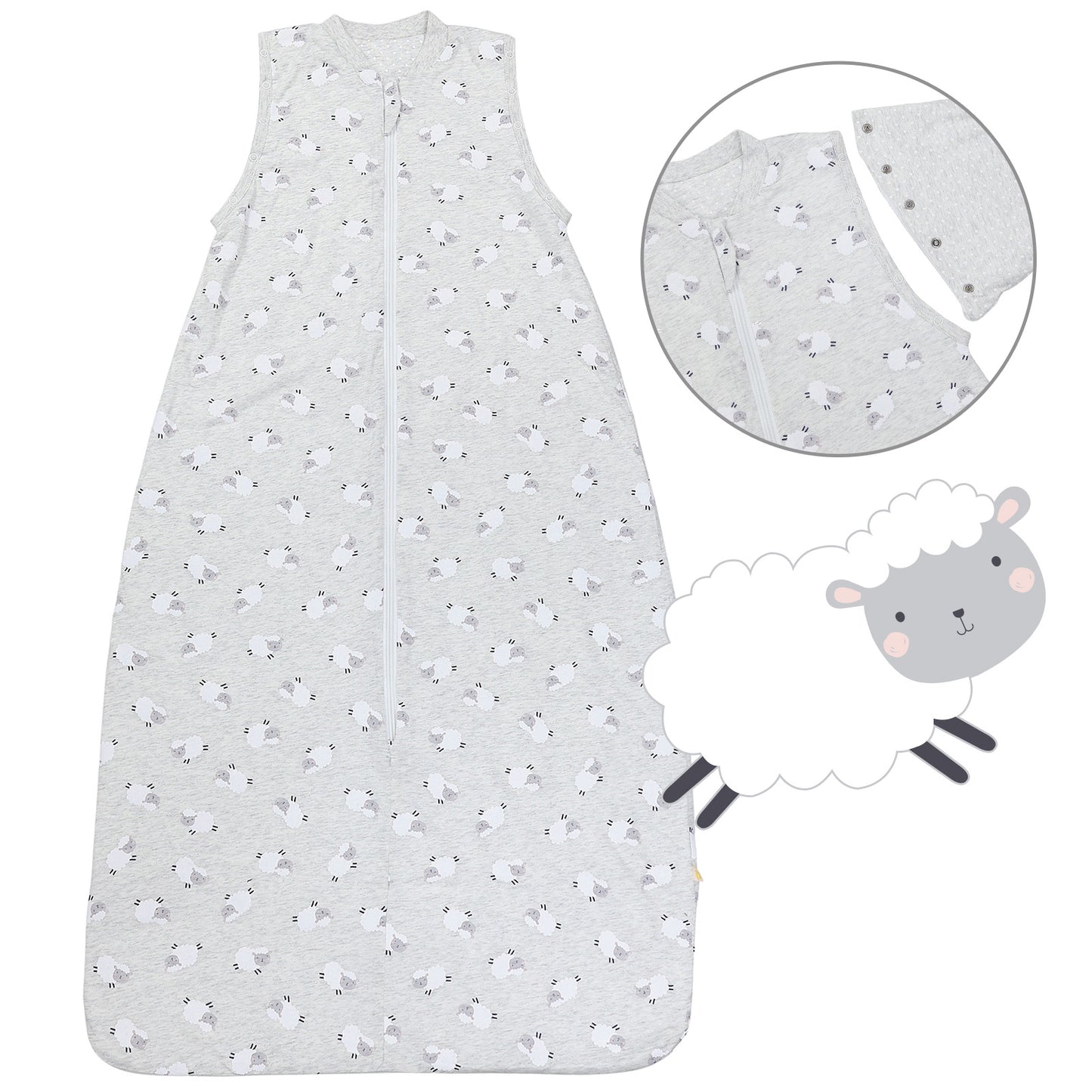Babyschlafsack 1.0 TOG_Schäfchen_Vorderseite_1187