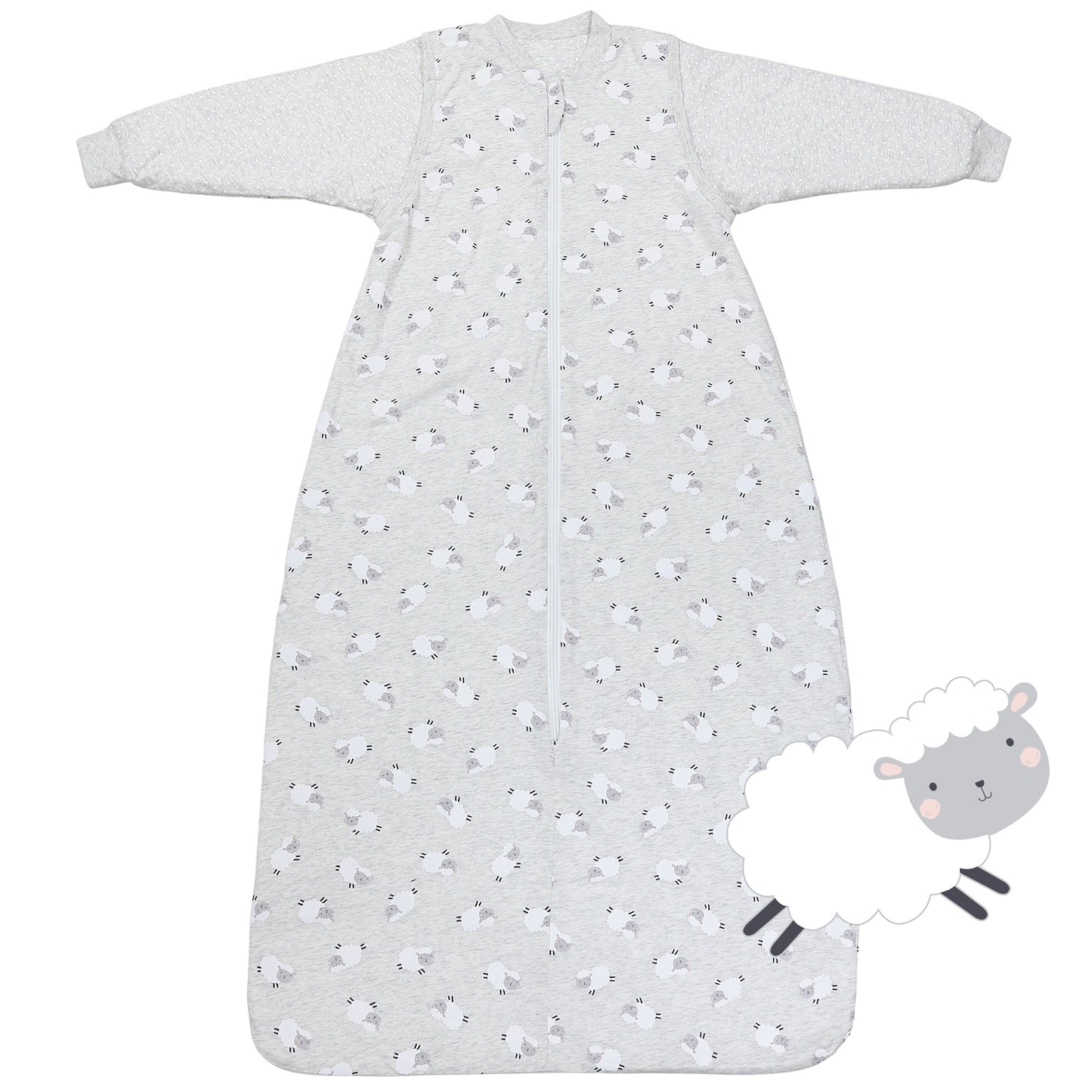 Babyschlafsack 1.0 TOG_Schäfchen_Vorderseite_1187