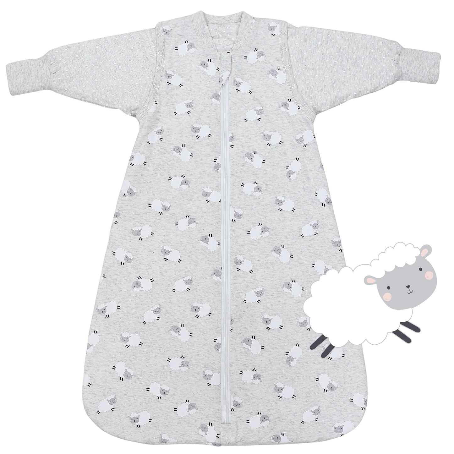 Babyschlafsack 1.0 TOG_Schäfchen_Vorderseite_1187
