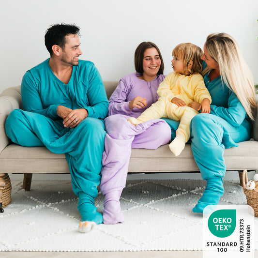 Schlafsack mit Füßen für Erwachsene mit umklappbaren Bündchen, 2.5 TOG Koala - (Bild-12)