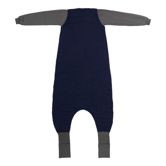 Schlafsack mit Füßen für Erwachsene mit umklappbaren Bündchen und Ärmeln, 1.0 TOG Petrol - (Bild-1)