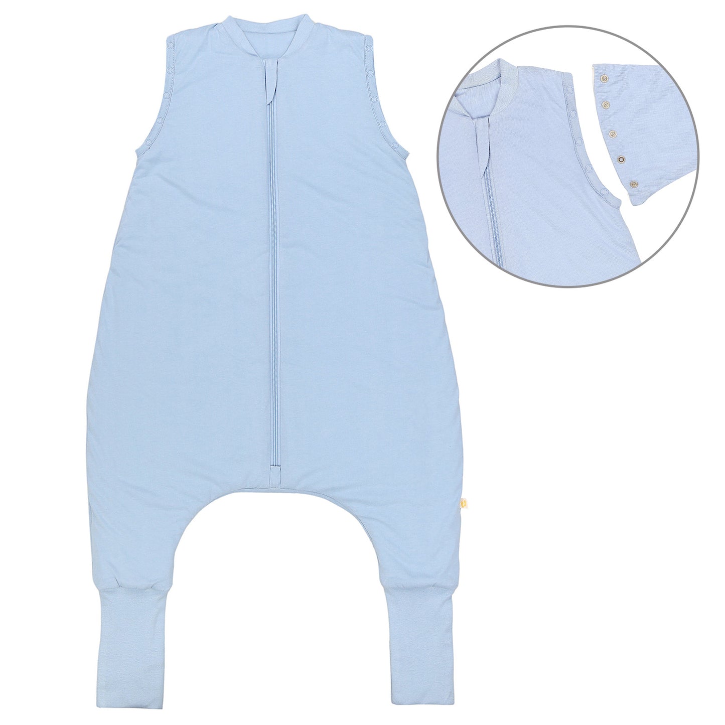 Schlafsack mit Füßen, umklappbaren Bündchen und Ärmeln, 1.0 TOG