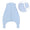 Schlafsack mit Füßen umklappbaren Bündchen und Ärmeln 1.0 TOG_Blue Ice_Vorderseite mit Armausschnitt_1200
