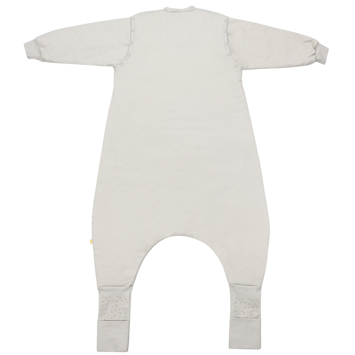 Schlafsack mit Füßen umklappbaren Bündchen und Ärmeln 1.0 TOG_Taupe_Rückseite_1200