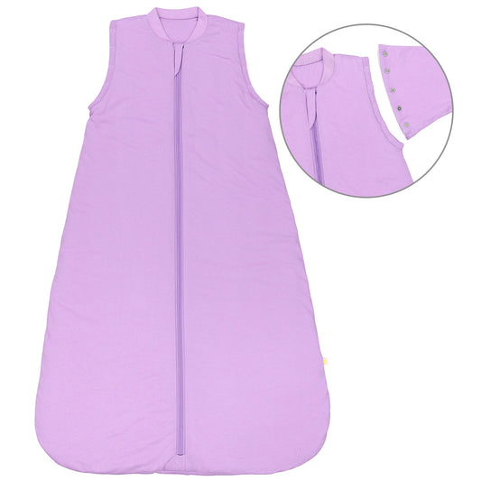 Babyschlafsack 1.0 TOG_Lavendel_Vorderseite mit Armausschnitt_1201