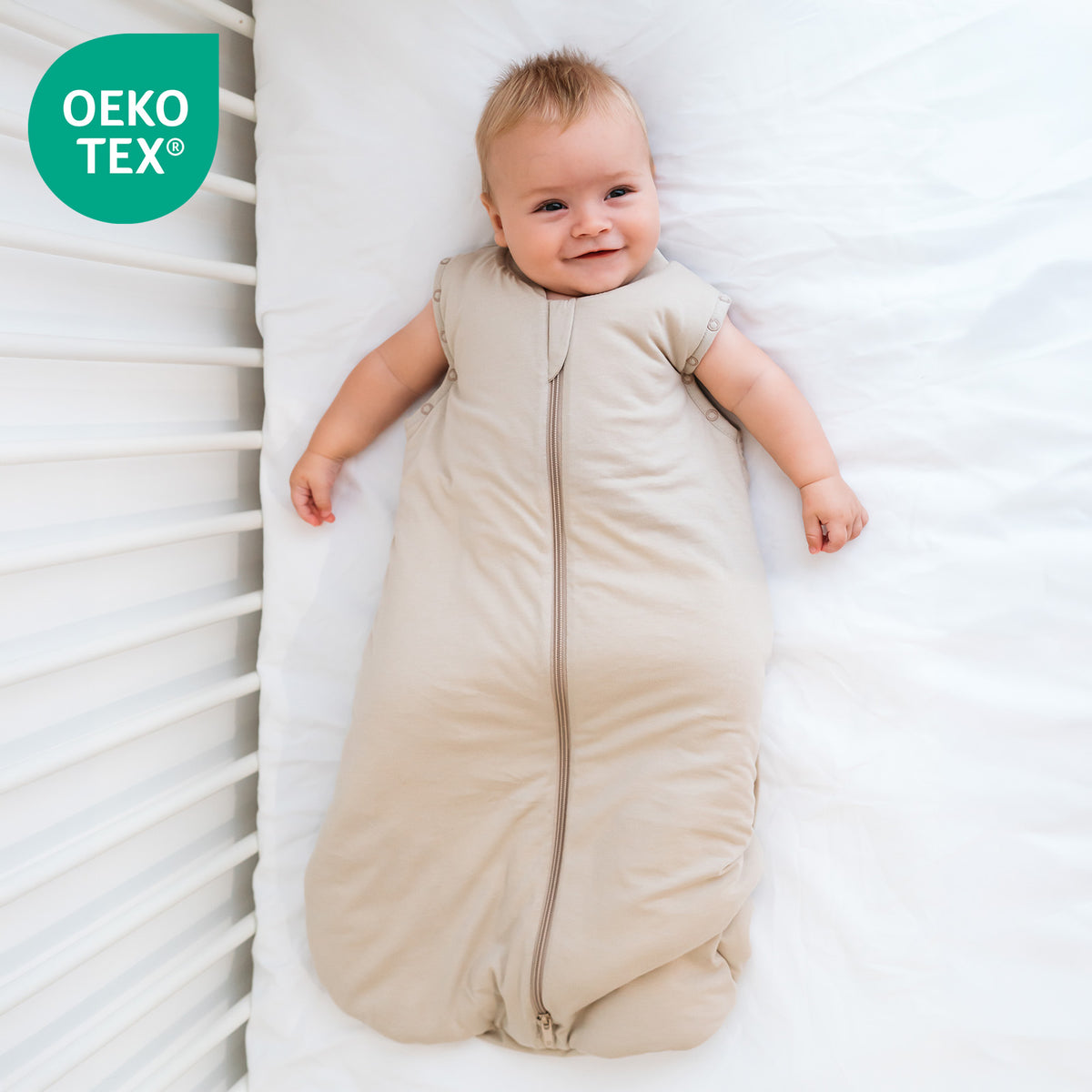 Babyschlafsack 1.0 TOG_Taupe_OEKOTEX_1201