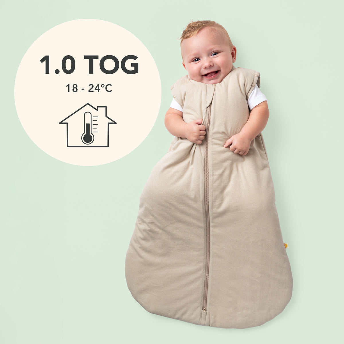 Babyschlafsack 1.0 TOG_Taupe_TOG_1201