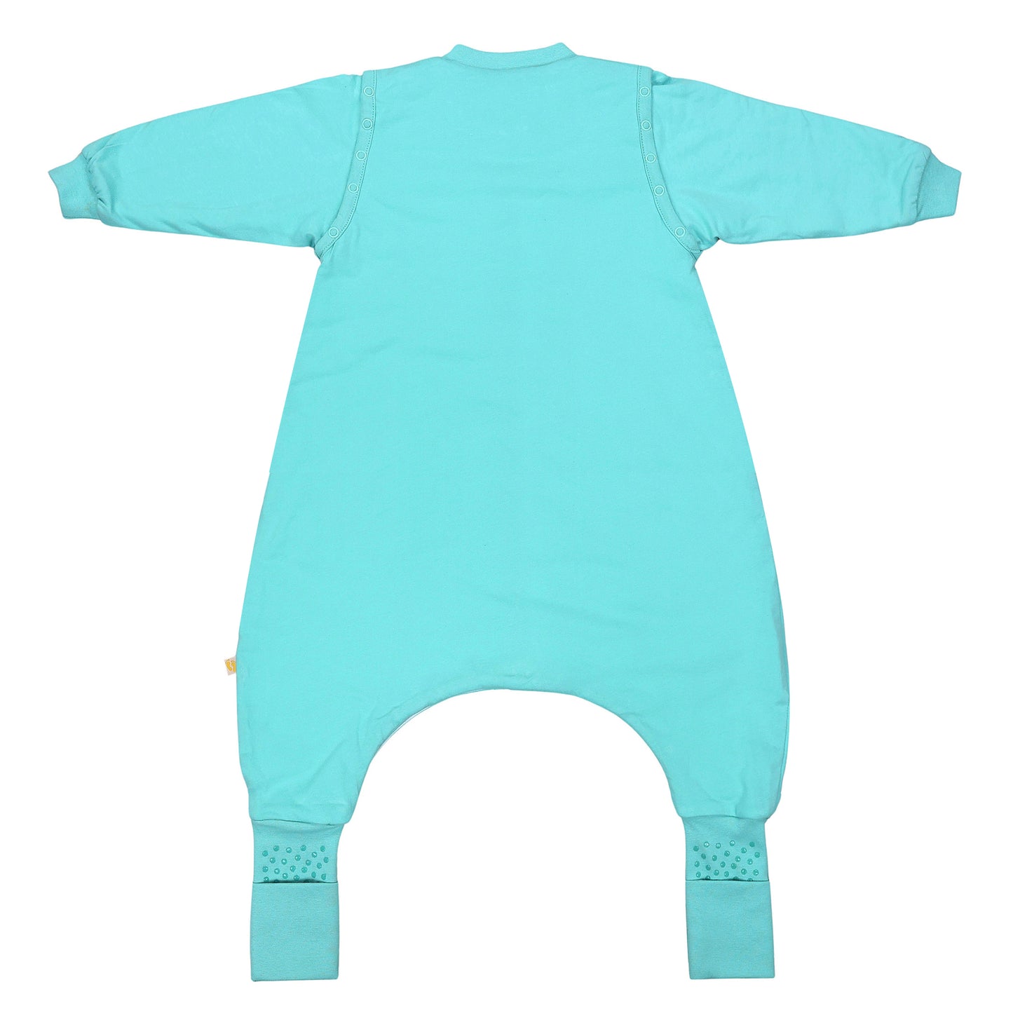 Schlafsack mit Füßen und umklappbaren Bündchen 2.5 TOG_Aqua_Rückseite_1202