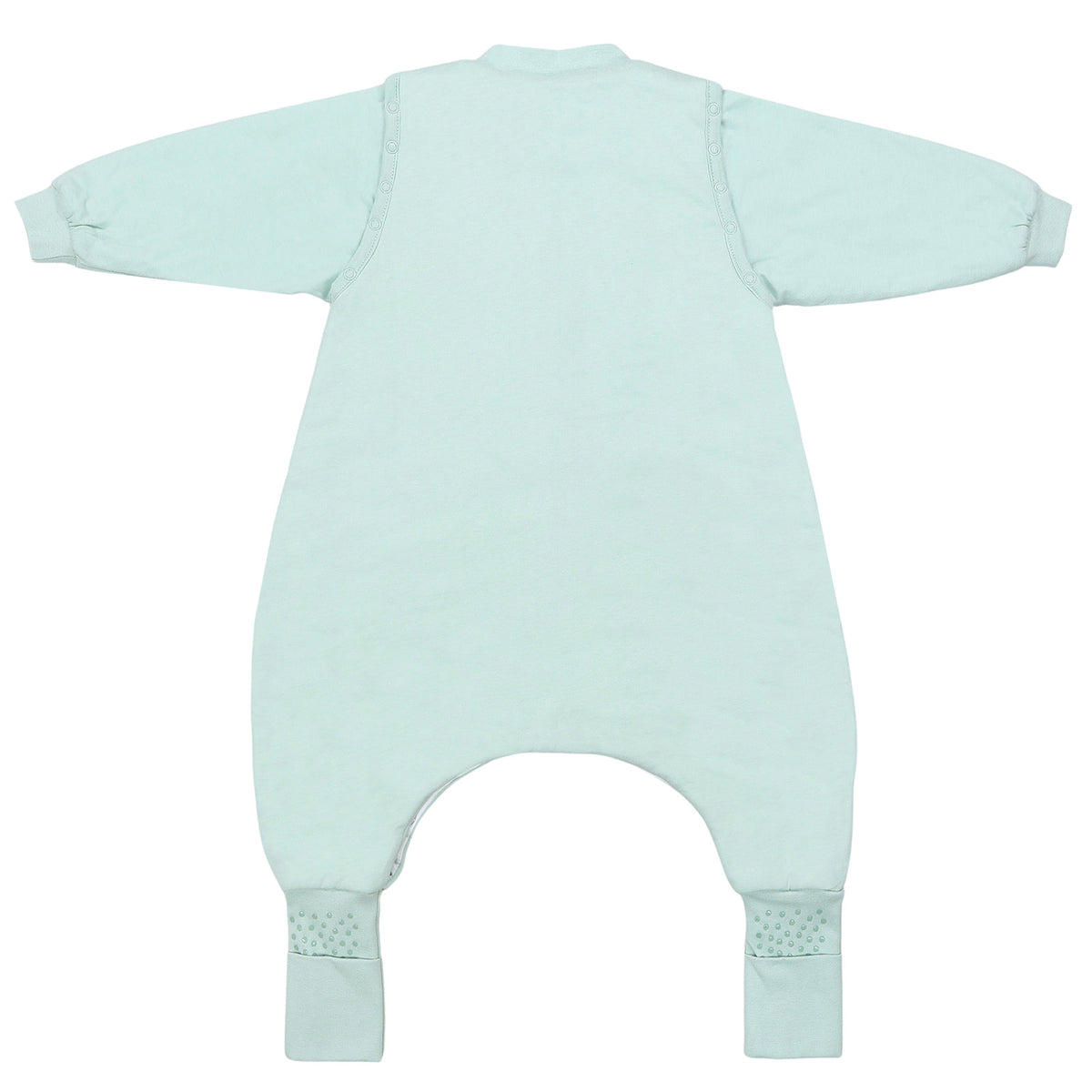 Schlafsack mit Füßen und umklappbaren Bündchen 2.5 TOG_Salbei_Rückseite_1202