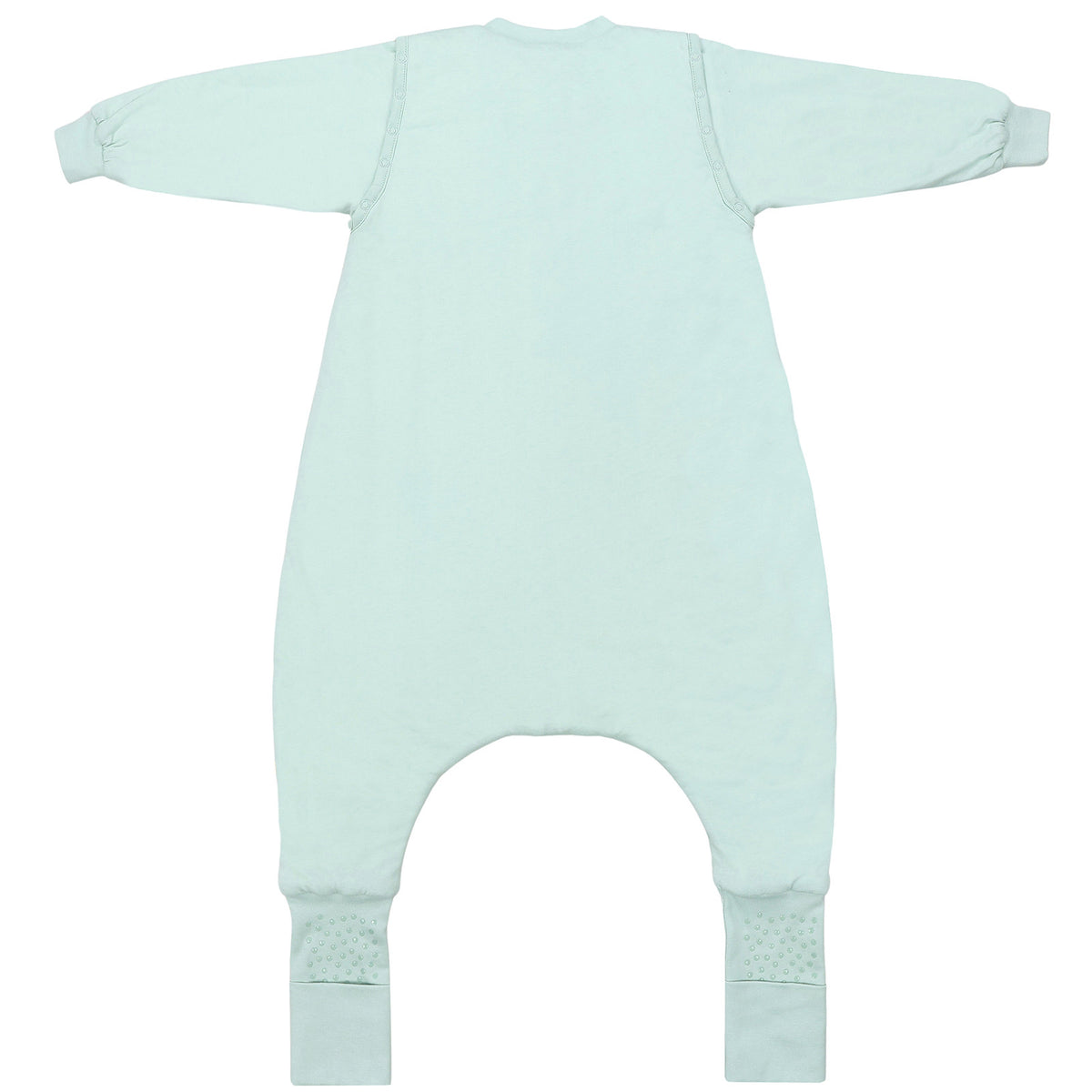 Schlafsack mit Füßen und umklappbaren Bündchen 2.5 TOG_Salbei_Rückseite_1202