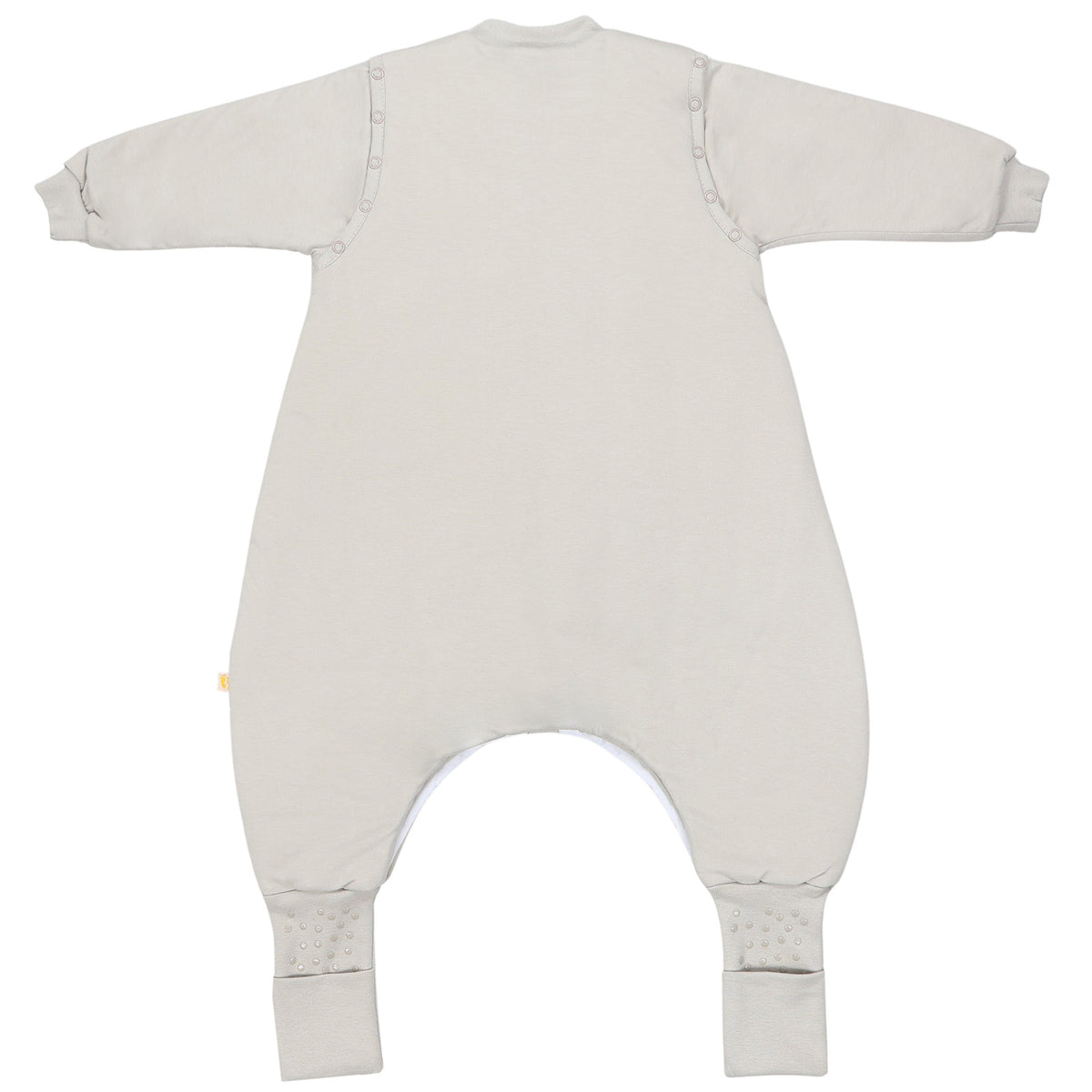 Schlafsack mit Füßen und umklappbaren Bündchen 2.5 TOG_Taupe_Rückseite_1202