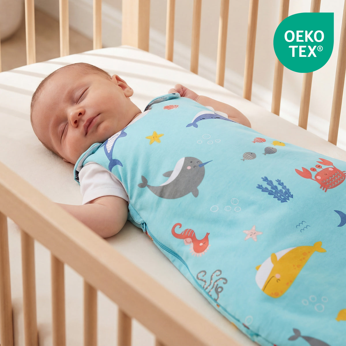 Babyschlafsack 1.0 TOG_Meerestiere_OEKOTEX_1204