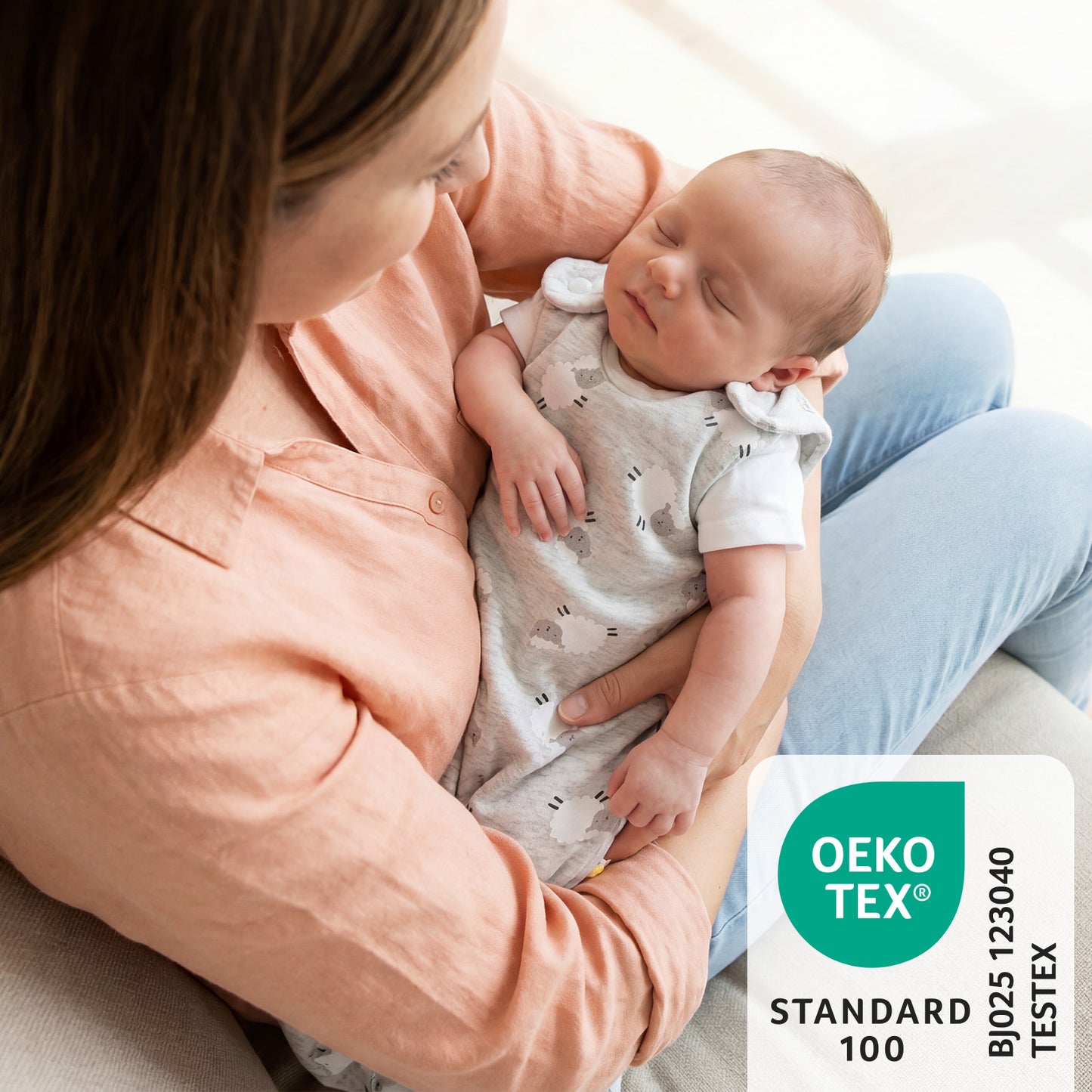 Babyschlafsack 1.0 TOG_Schäfchen_OEKOTEX_1204