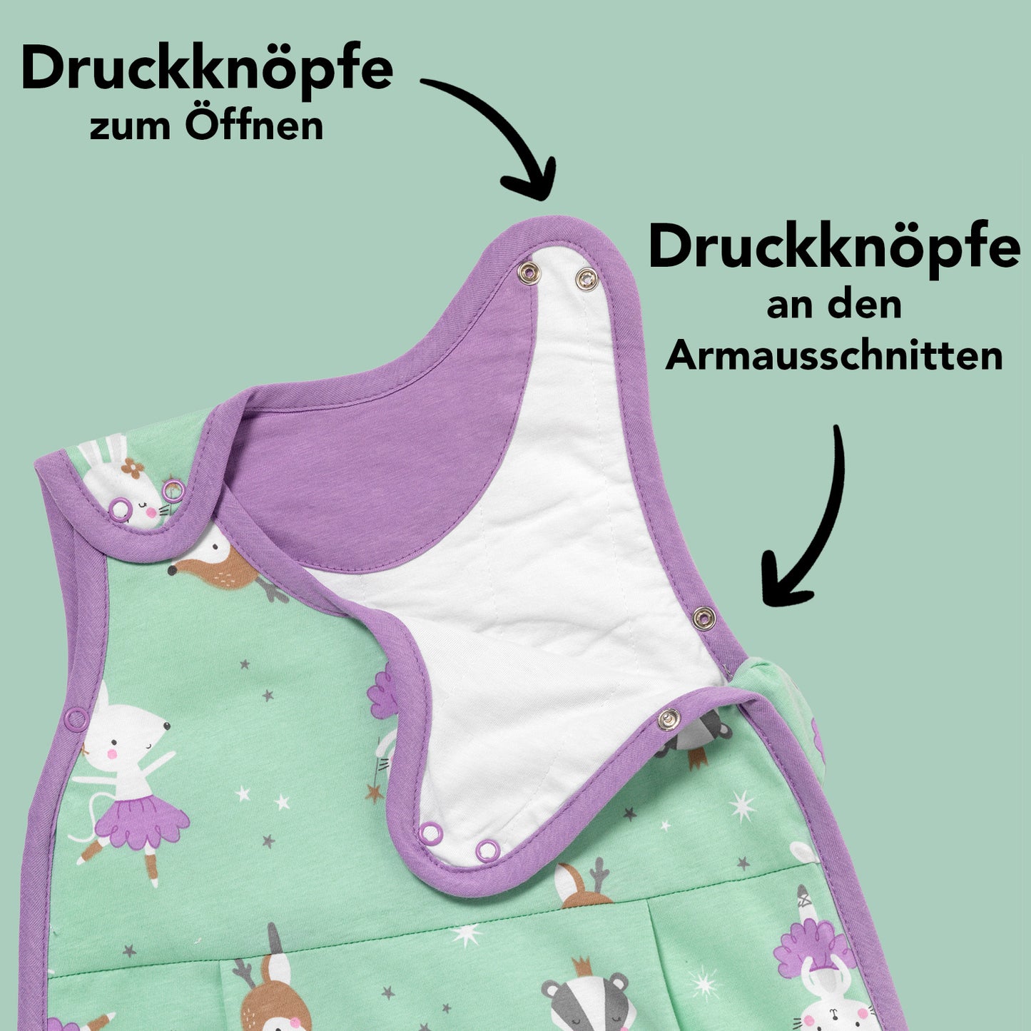 Babyschlafsack 1.0 TOG_Ballerina_Armausschnitt_1204