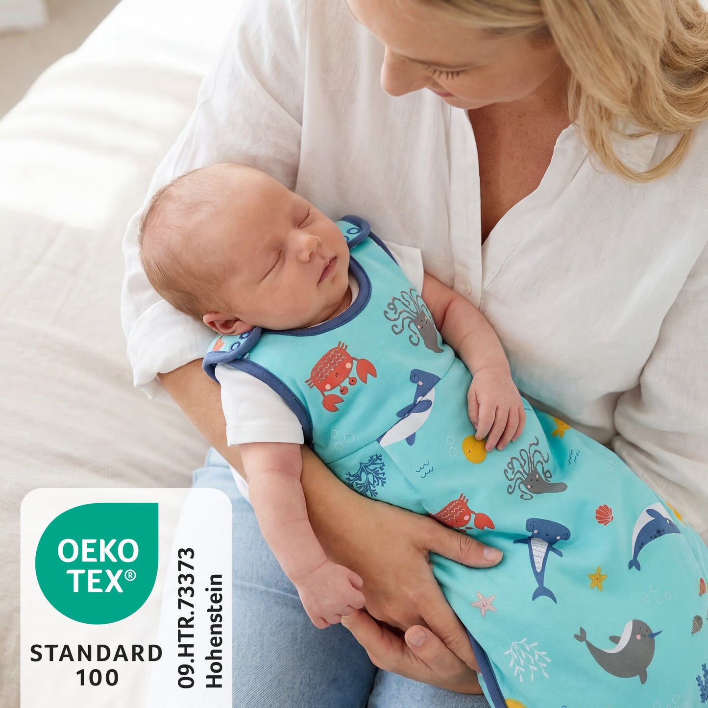Babyschlafsack 1.0 TOG_Meerestiere_OEKOTEX_1204