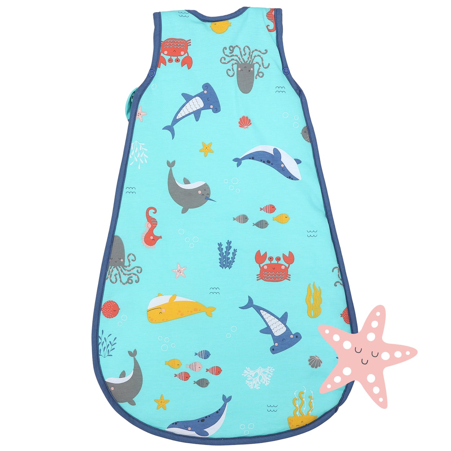 Babyschlafsack 1.0 TOG_Meerestiere_Rückseite_1204