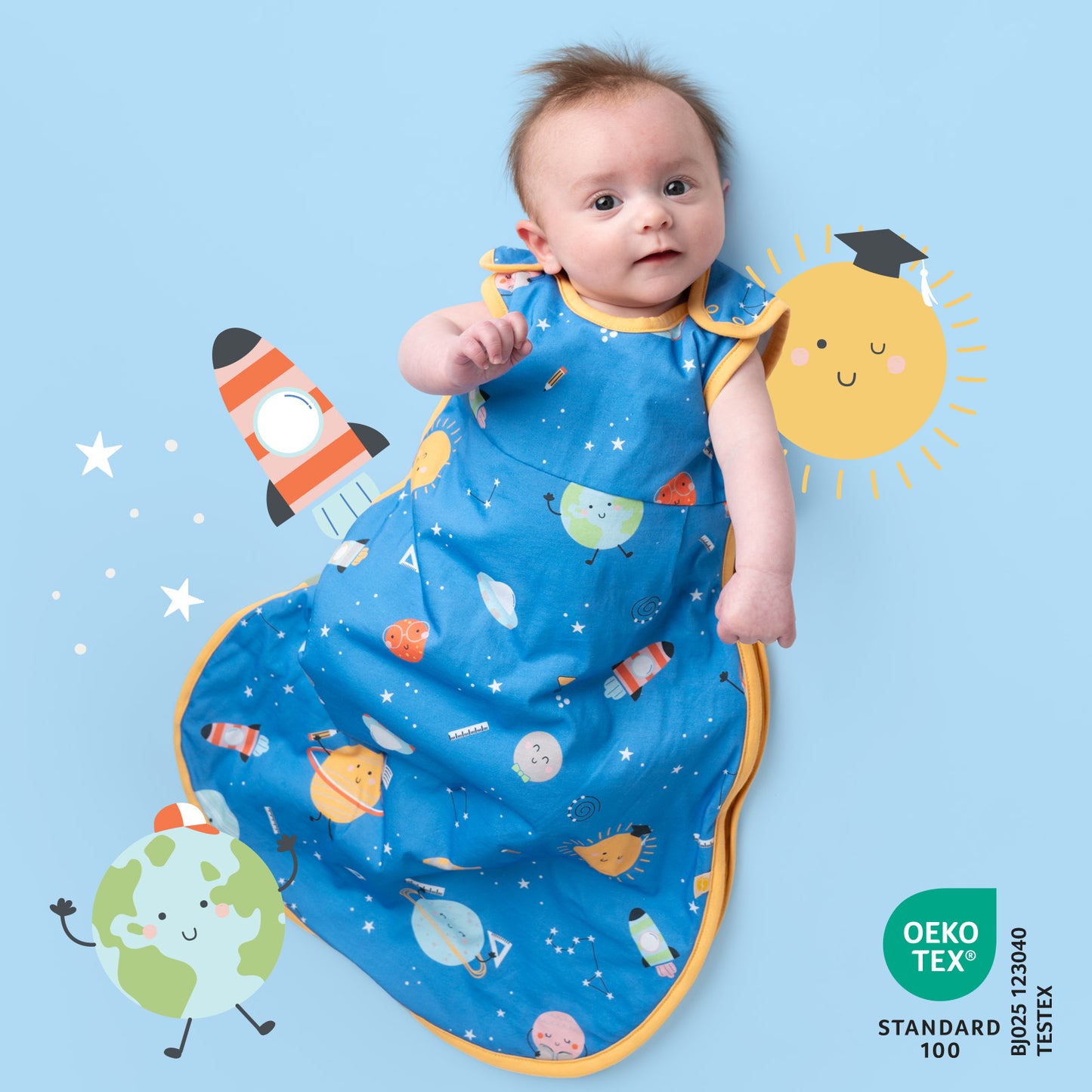 Babyschlafsack 1.0 TOG_Space_OEKOTEX_1204
