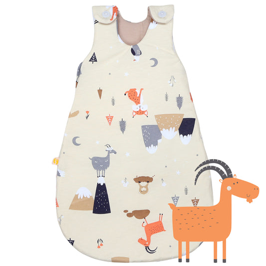 Babyschlafsack 2.5 TOG_Bergtiere_Vorderseite_1205