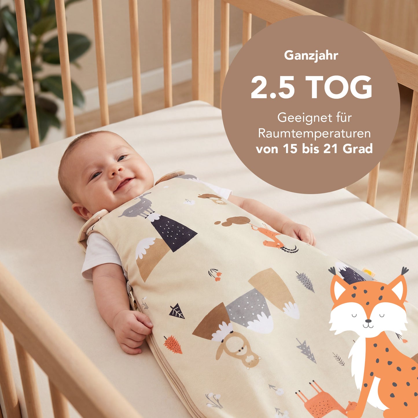 Babyschlafsack 2.5 TOG_Bergtiere_TOG_1205