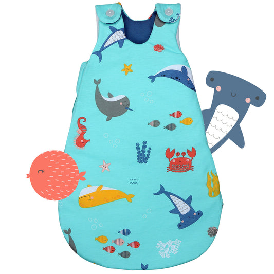 Babyschlafsack 2.5 TOG_Meerestiere_Vorderseite_1205