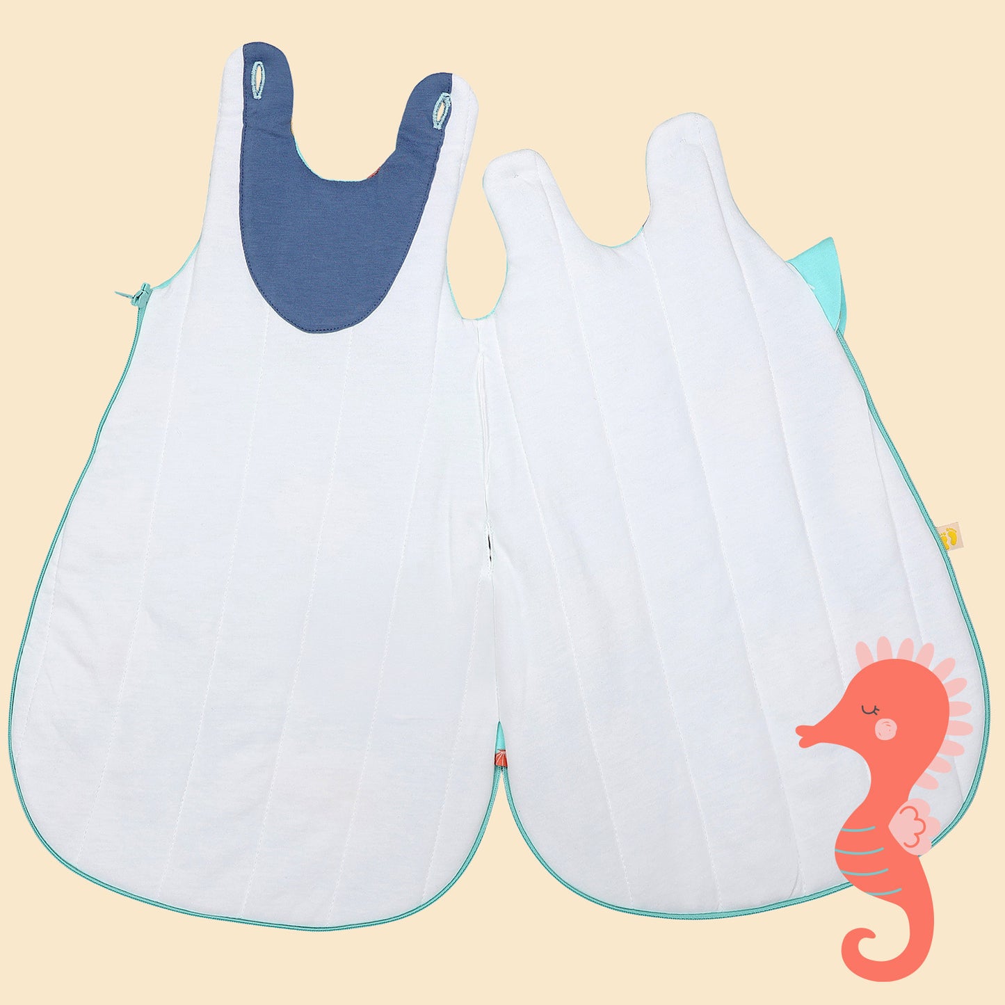 Babyschlafsack 2.5 TOG_Meerestiere_Detailaufnahme2_1205