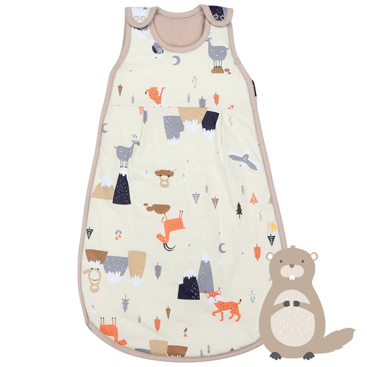 Babyschlafsack 2.5 TOG_Bergtiere_Vorderseite_1205