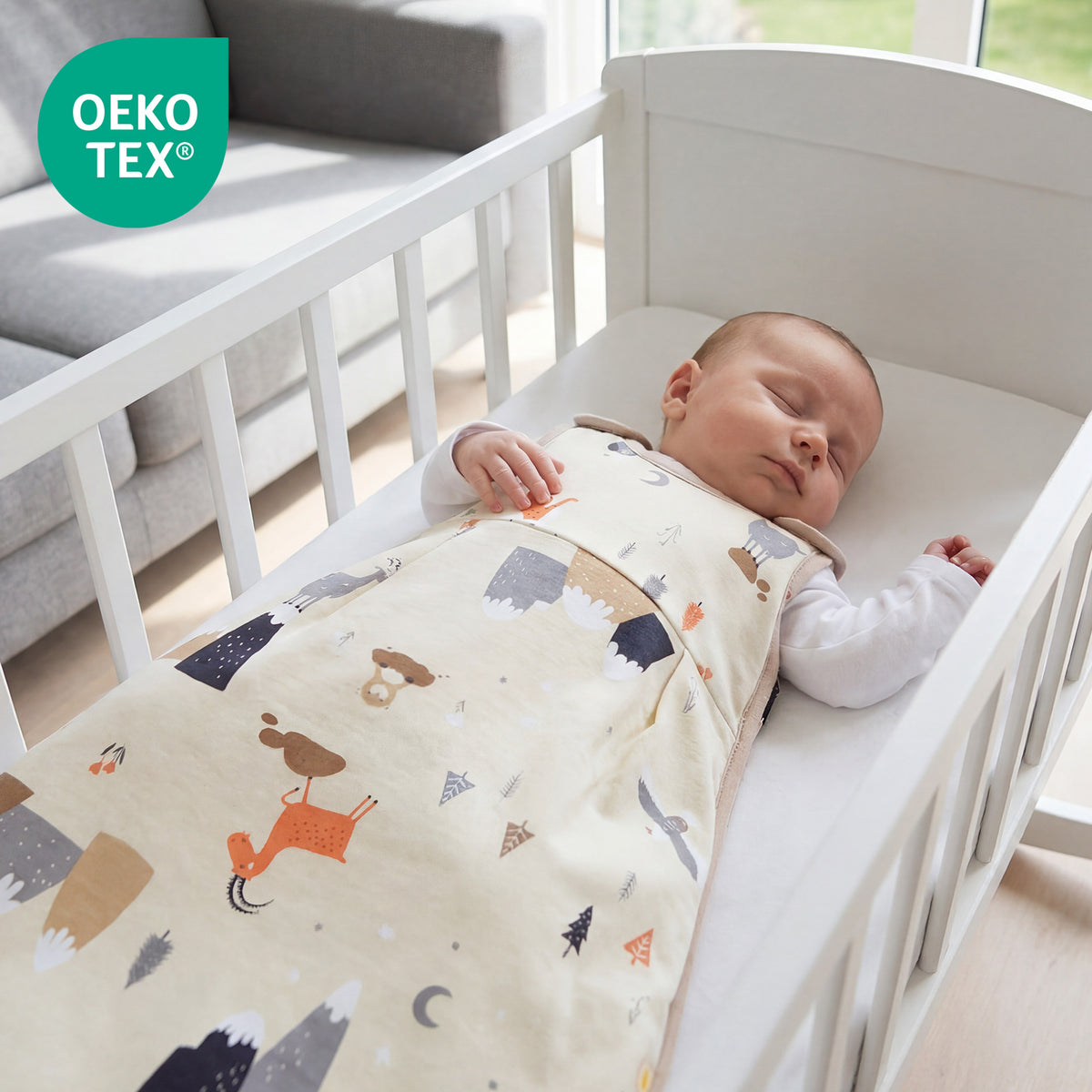 Babyschlafsack 2.5 TOG_Bergtiere_OEKOTEX_1205