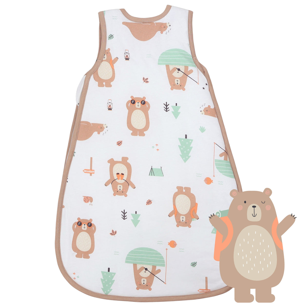 Babyschlafsack 2.5 TOG_Entdecker Bär_Rückseite_1205