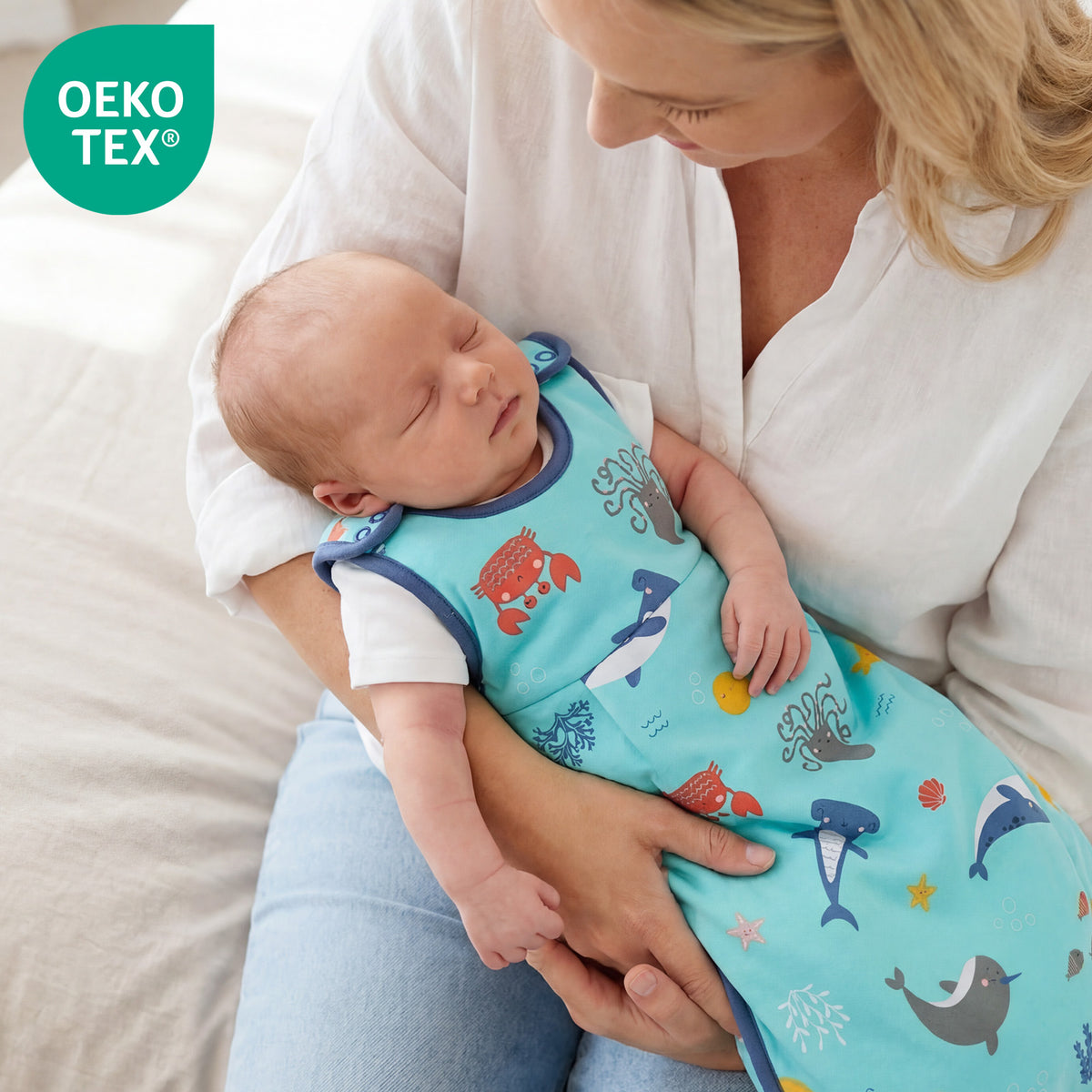 Babyschlafsack 2.5 TOG_Meerestiere_OEKOTEX_1205