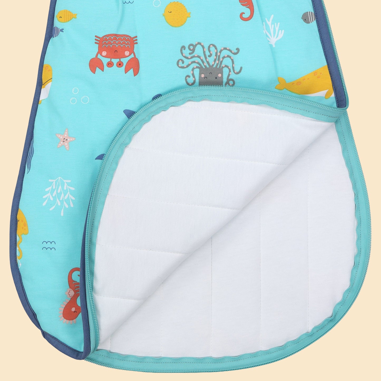 Babyschlafsack 2.5 TOG_Meerestiere_Detailaufnahme_1205