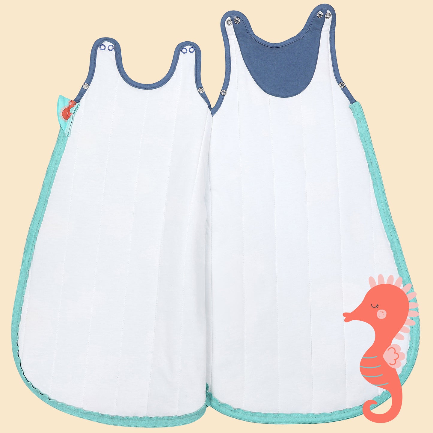 Babyschlafsack 2.5 TOG_Meerestiere_Detailaufnahme2_1205