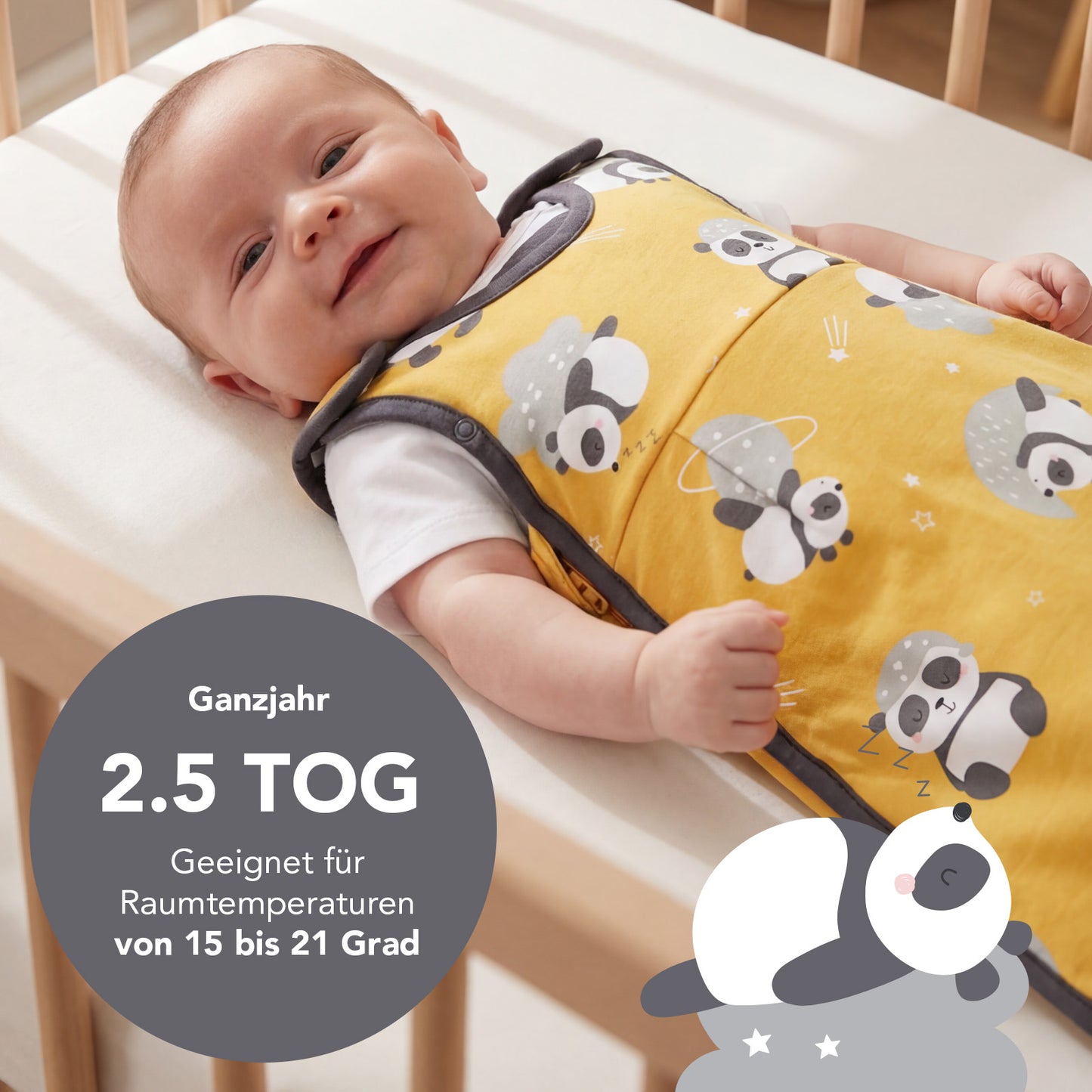 Babyschlafsack 2.5 TOG_Panda_TOG_1205