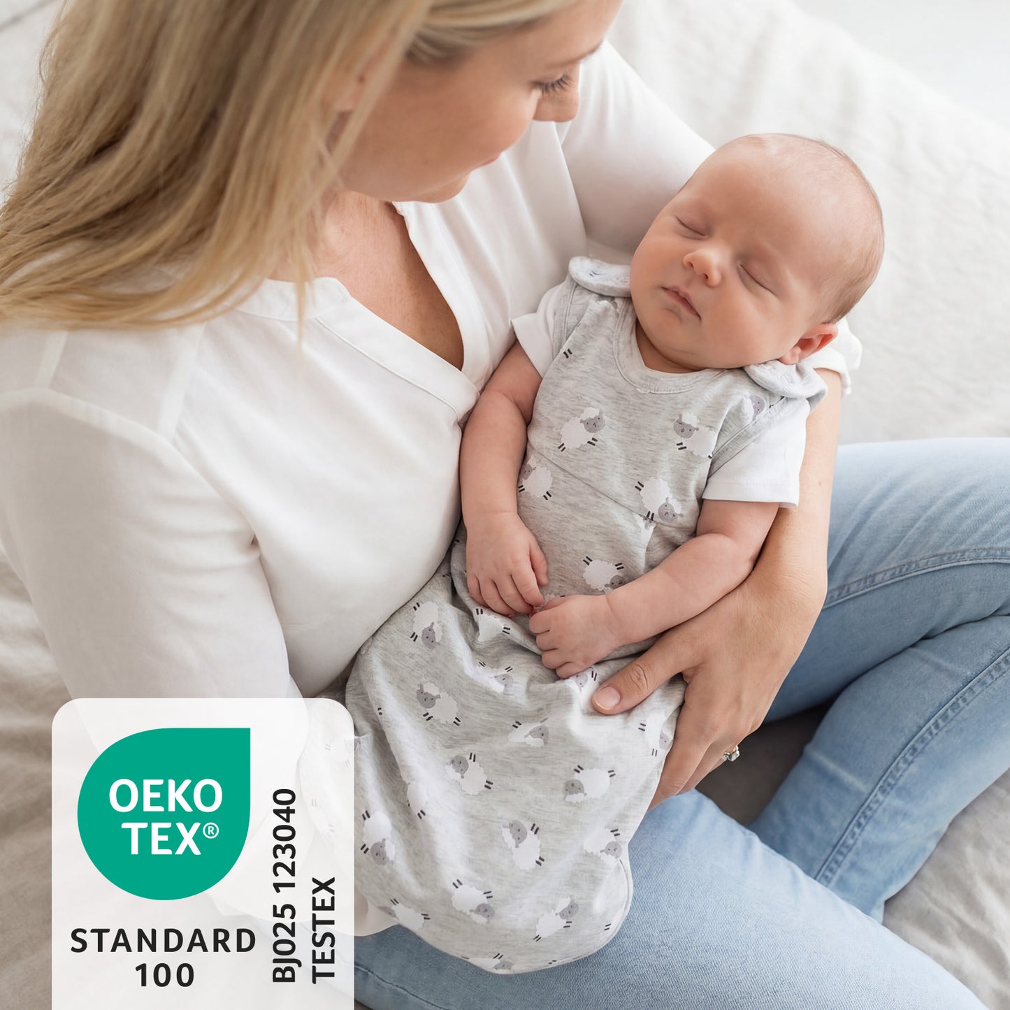 Babyschlafsack 2.5 TOG_Schäfchen_OEKOTEX_1205