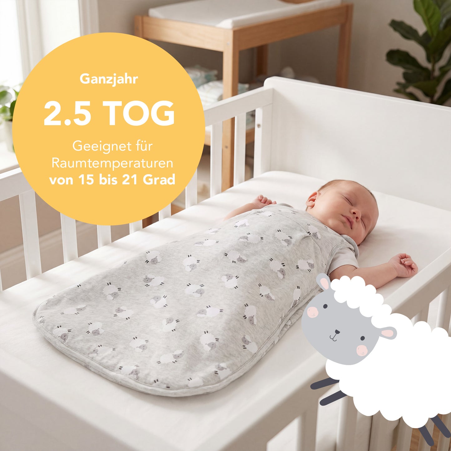 Babyschlafsack 2.5 TOG_Schäfchen_TOG_1205