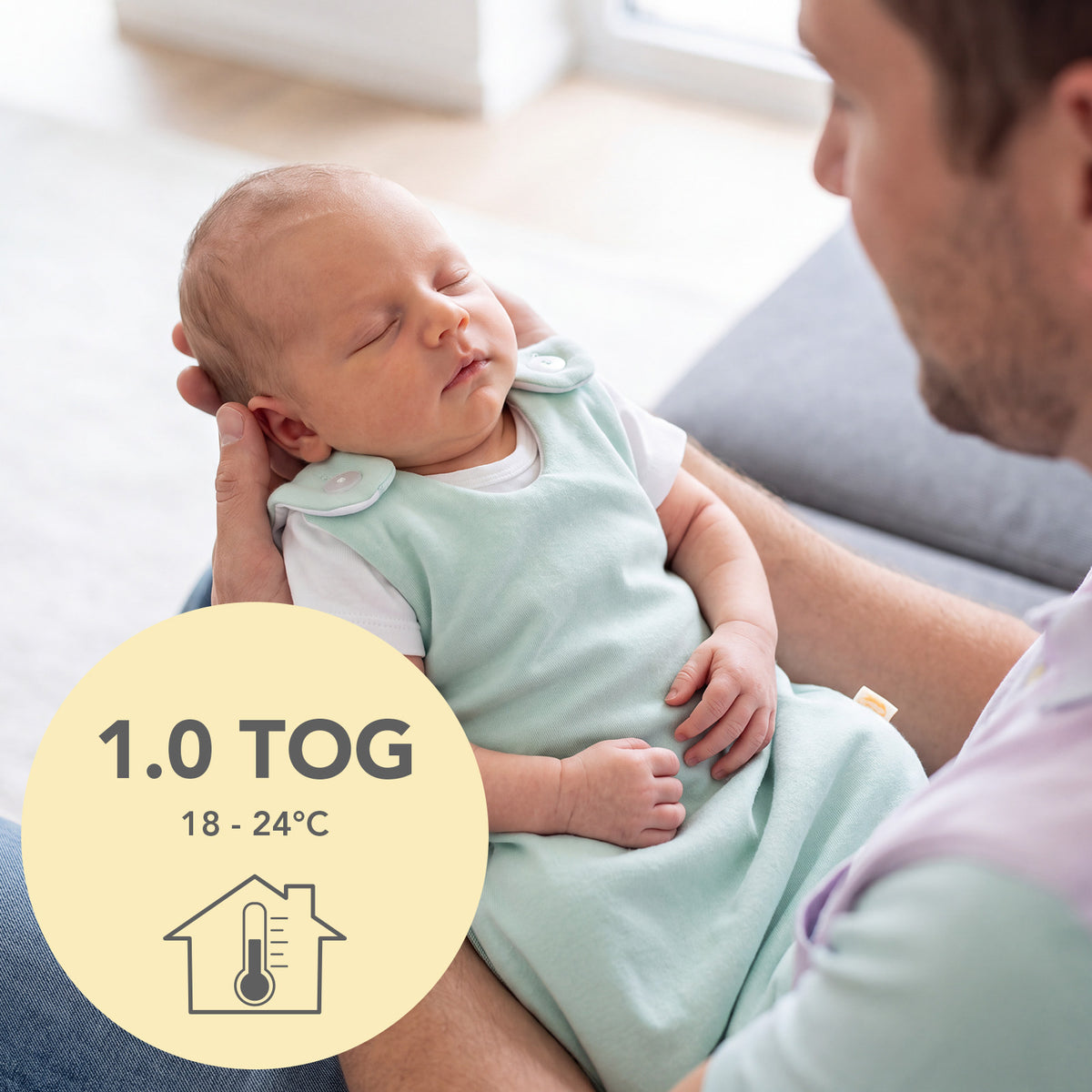 Babyschlafsack 1.0 TOG_Salbei_TOG_1206