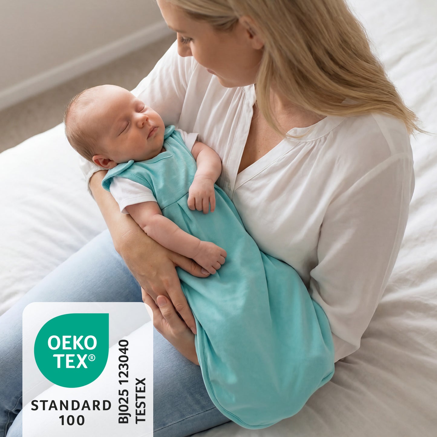 Babyschlafsack 1.0 TOG_Aqua_OEKOTEX_1206
